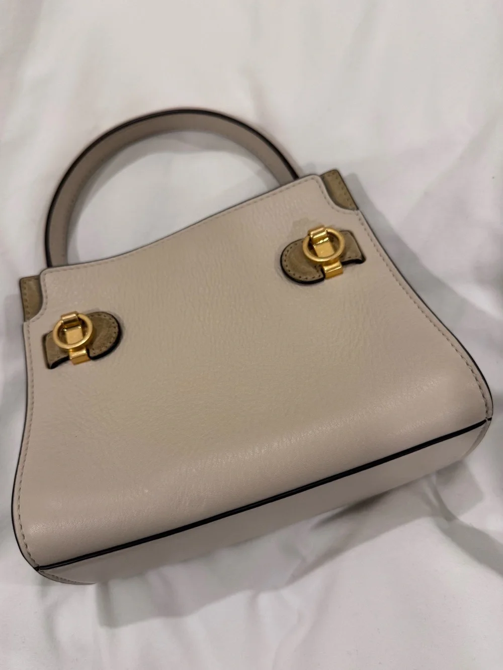 Petite Lee Radziwill Leather Double Bag